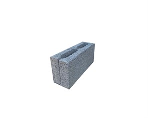 Перегородочный камень (керамзитобетонный блок) 12х20х40 см (1 шт)